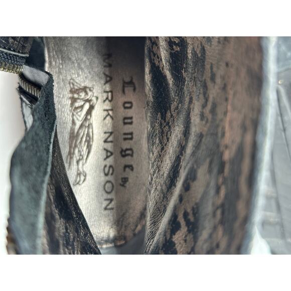 MARK NASON Lounge U Rock Ankle Boots Leather Moto Sz 14 $550